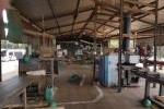 Inside sawmill